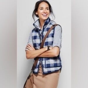 J.Crew Quilted Gingham Vest